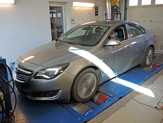 Opel Insignia 2,0 CDTI 130LE 3 chiptuning teljesítménymérés